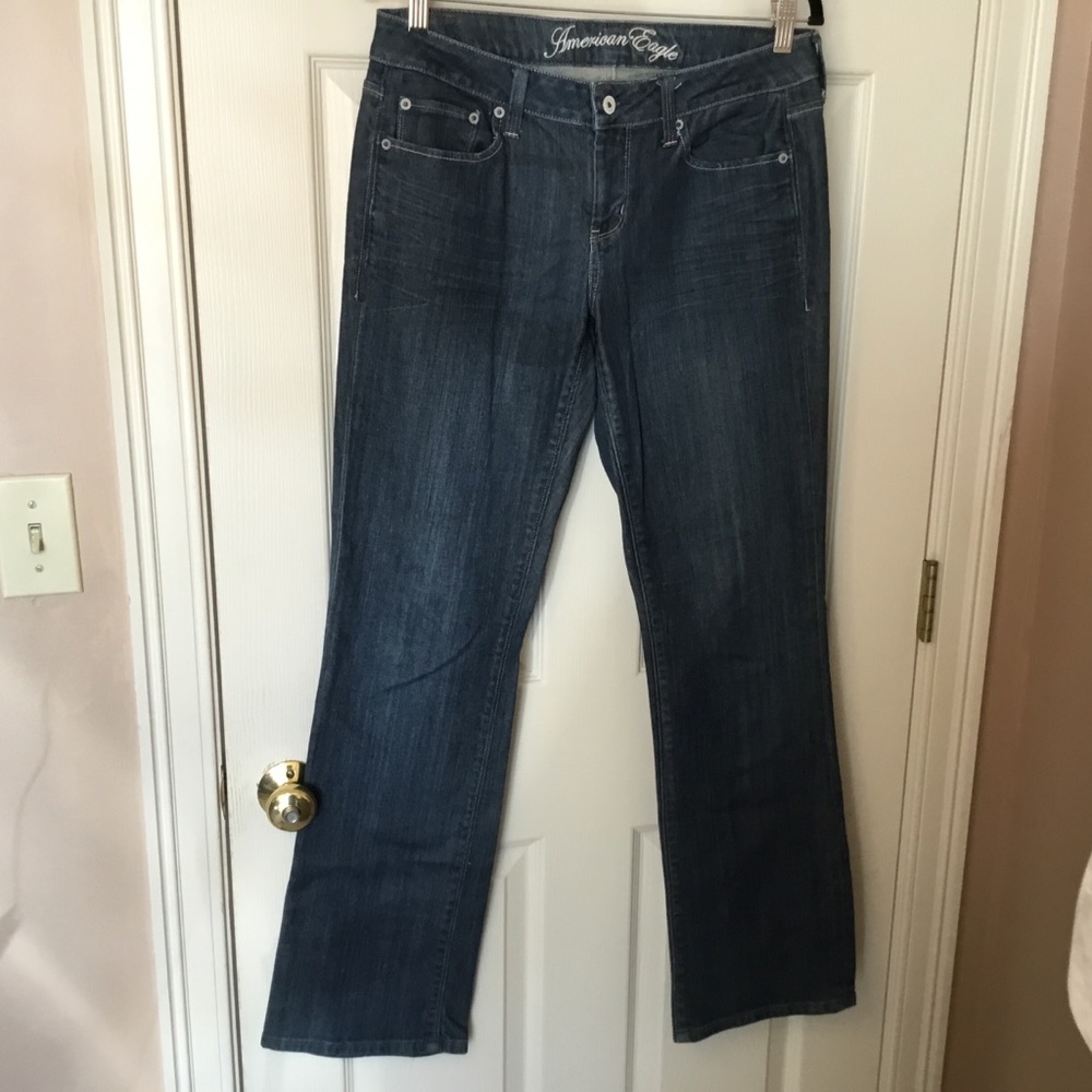 American Eagle True Boot Blue Jeans - Size 8